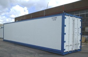 REEFERmise en peinture 40 pieds